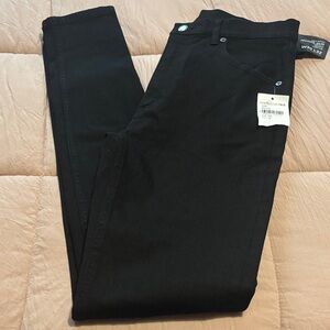 Cheap Monday Second Skin Skinny Fit High Waist Black Jeans